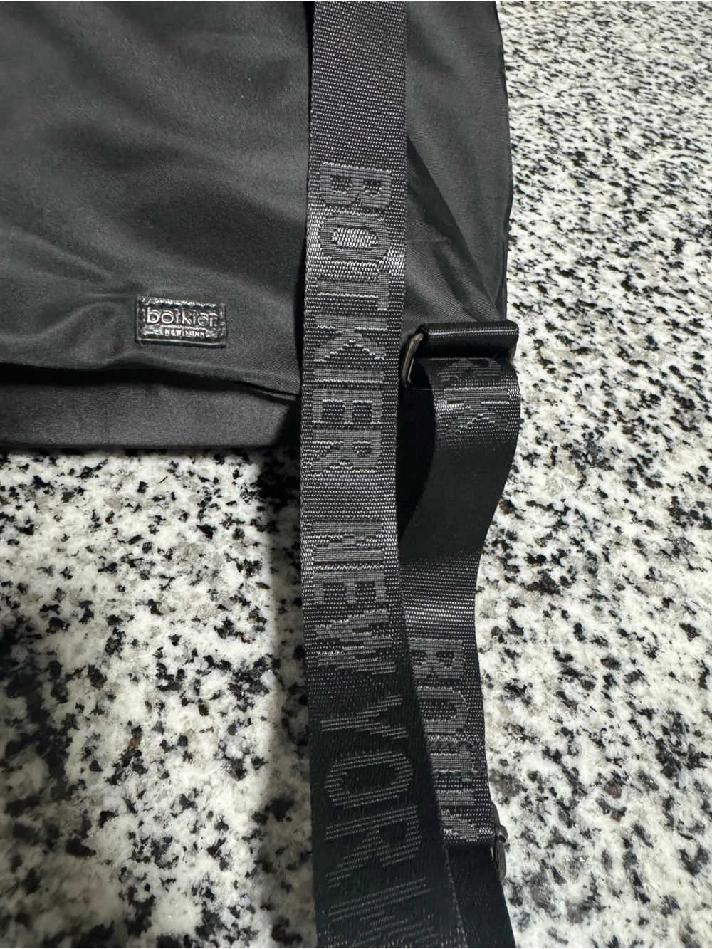 Black Botkier New York Nylon and Leather Backpack - Sporty Everyday Carry